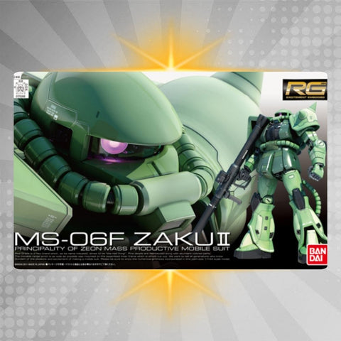 Bandai RG 1/144 #04 MS-06F Zaku Model Kit