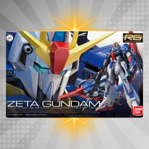 Bandai RG 1/144 #10 MSZ-006 Zeta Gundam Model Kit