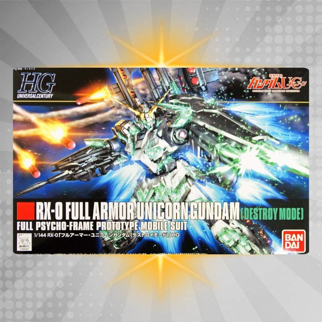 Bandai HGUC 1/144 #178 Full Armor Unicorn Gundam (Destroy Mode) Model Kit