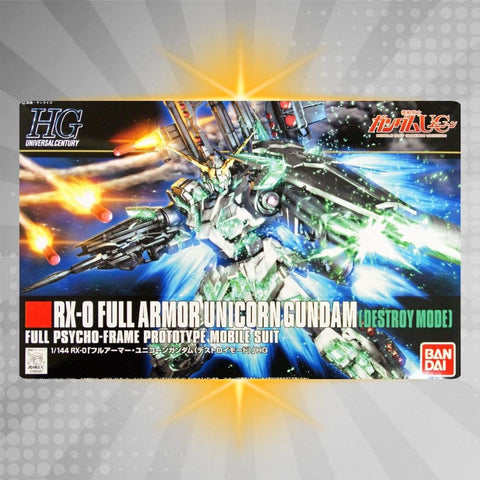 Bandai HGUC 1/144 #178 Full Armor Unicorn Gundam (Destroy Mode) Model Kit