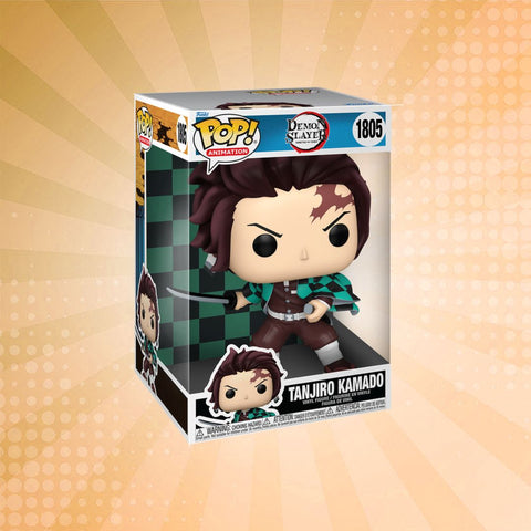 Funko Pop! Demon Slayer Tanjiro Kamado Jumbo Vinyl Figure #1805