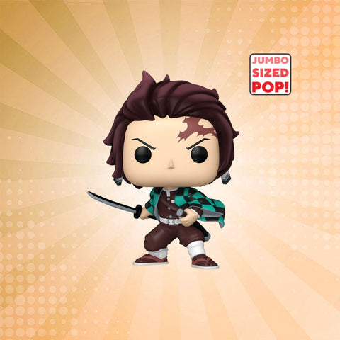 Funko Pop! Demon Slayer Tanjiro Kamado Jumbo Vinyl Figure #1805