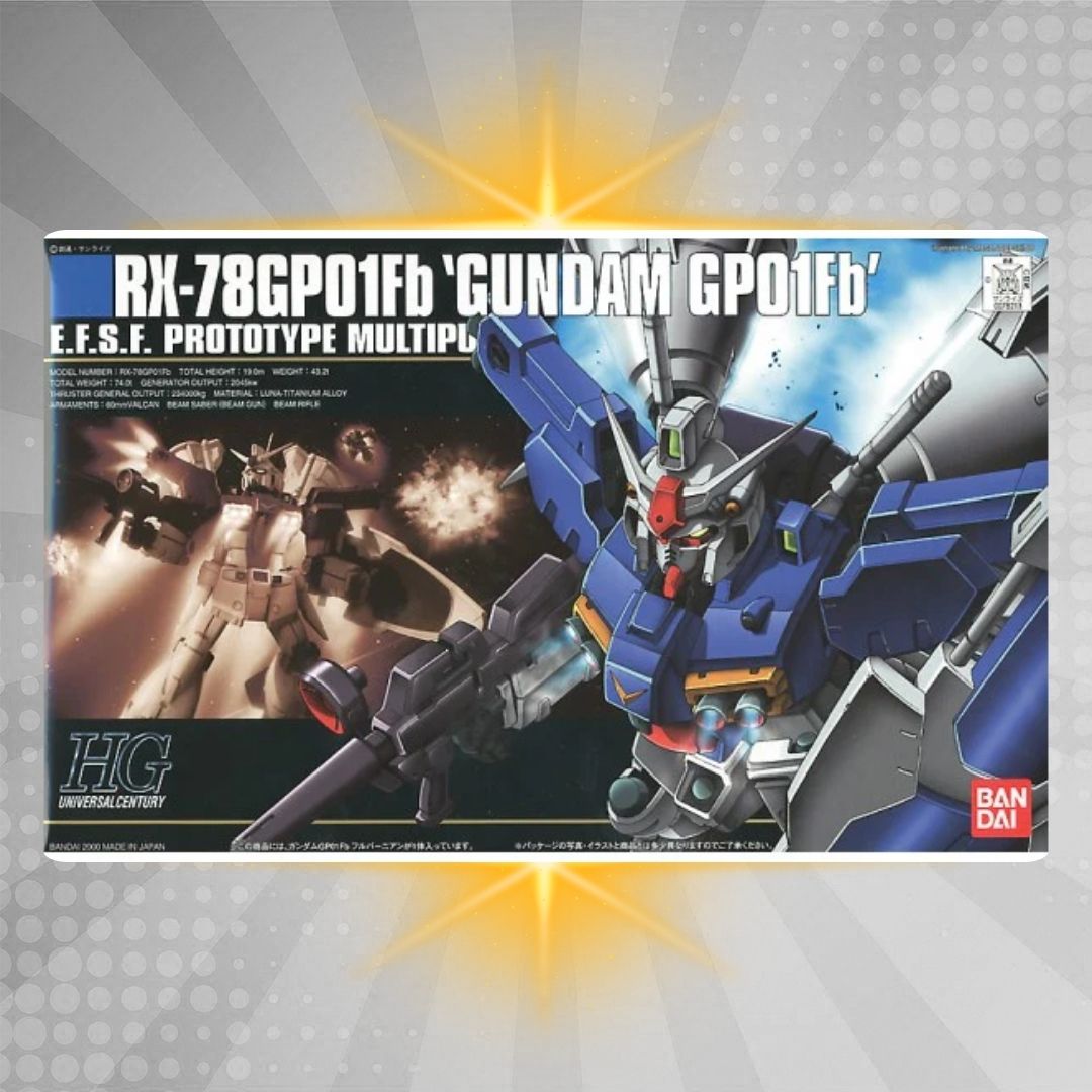 Bandai HGUC 1/144 #18 GP01Fb Gundam Model Kit