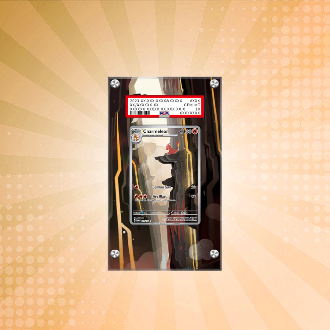 [PSA] Charmeleon 169/165 - Pokémon Extended Artwork Protective Card Display Case