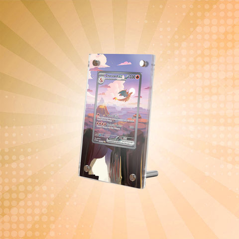 [Non-PSA] Charizard ex 199/165 - Pokémon Extended Artwork Protective Display Case
