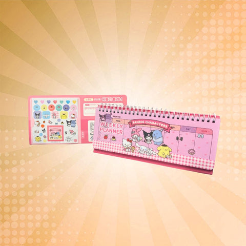 Sanrio Characters Weekly Planner