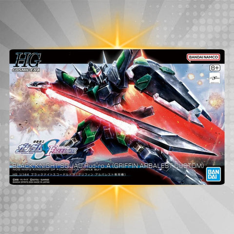 Bandai HGCE 1/144 Black Knight Squad Rud-ro.A (Griffin Arbalest Custom) Model Kit