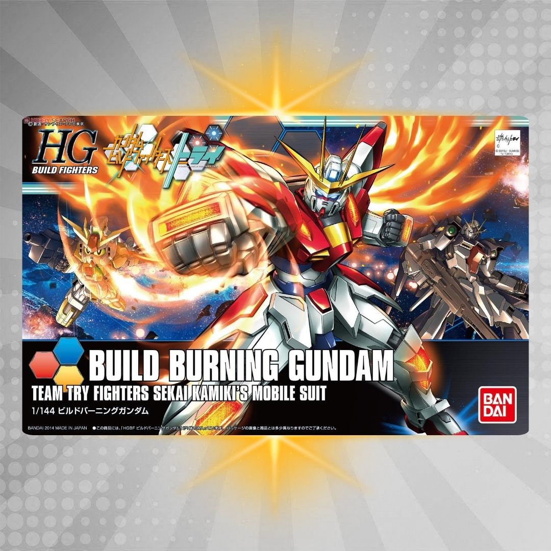 Bandai HGBF 1/144 Build Burning Gundam Model Kit