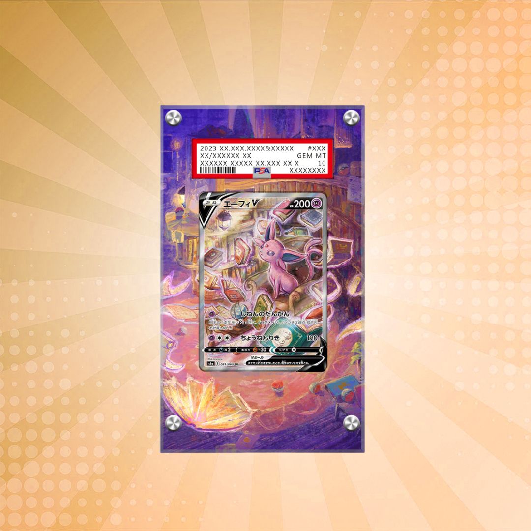 [PSA] Espeon V 180/203 Pokémon Extended Artwork Protective Card Display Case