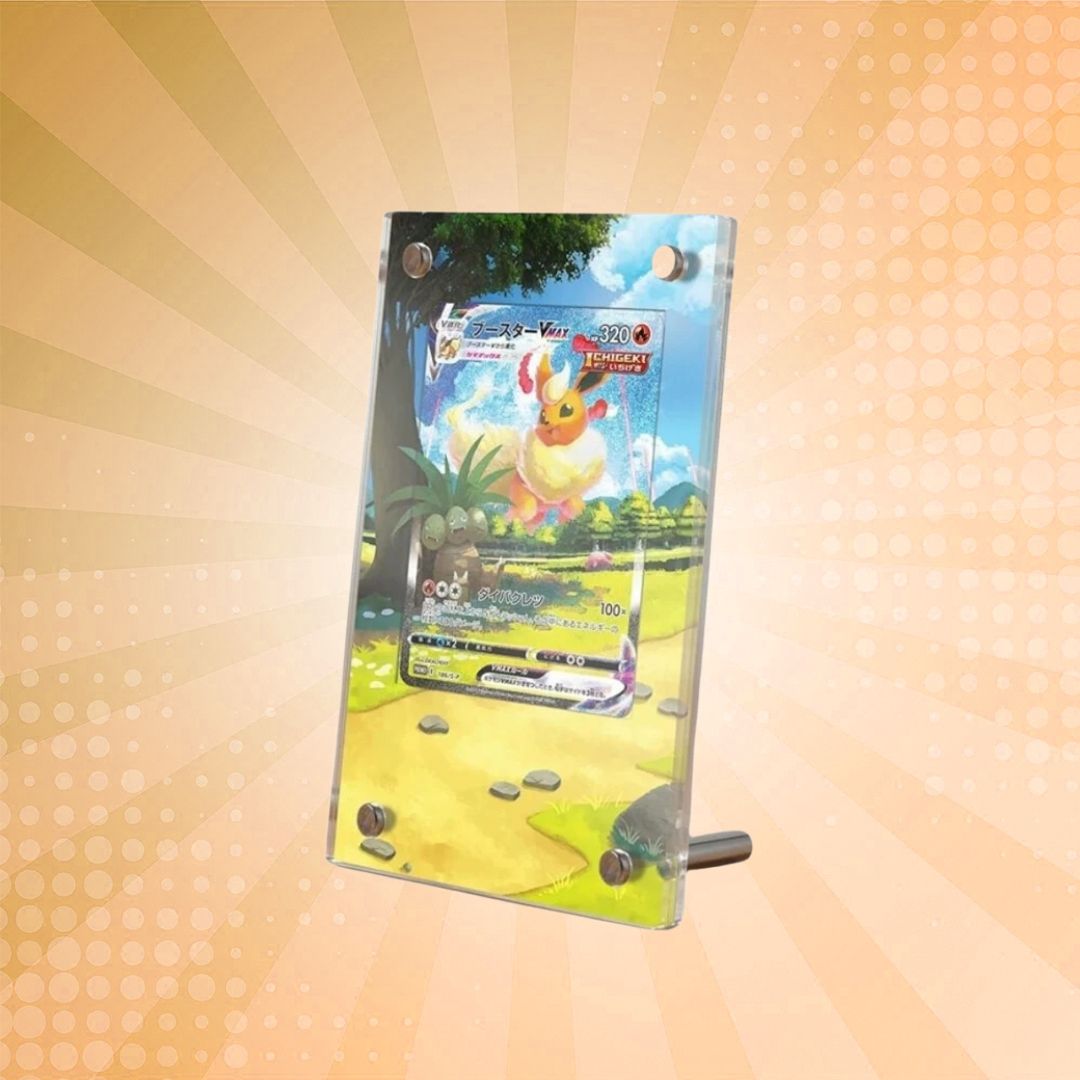 [Non-PSA] Flareon VMAX SWSH180 Pokémon Extended Artwork Protective Card Display Case