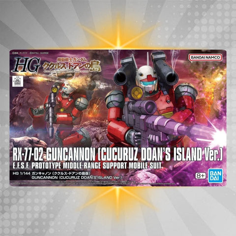 Bandai HG 1/144 Guncannon (Cucuruz Doan's Island Ver.) Model Kit