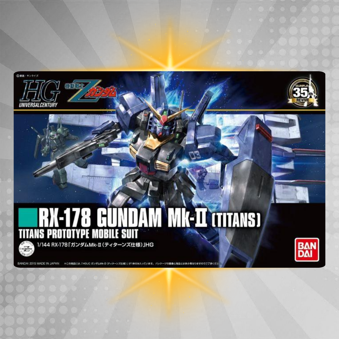 Bandai HGUC 1/144 RX-178 Gundam MK-II (TITANS) Model Kit