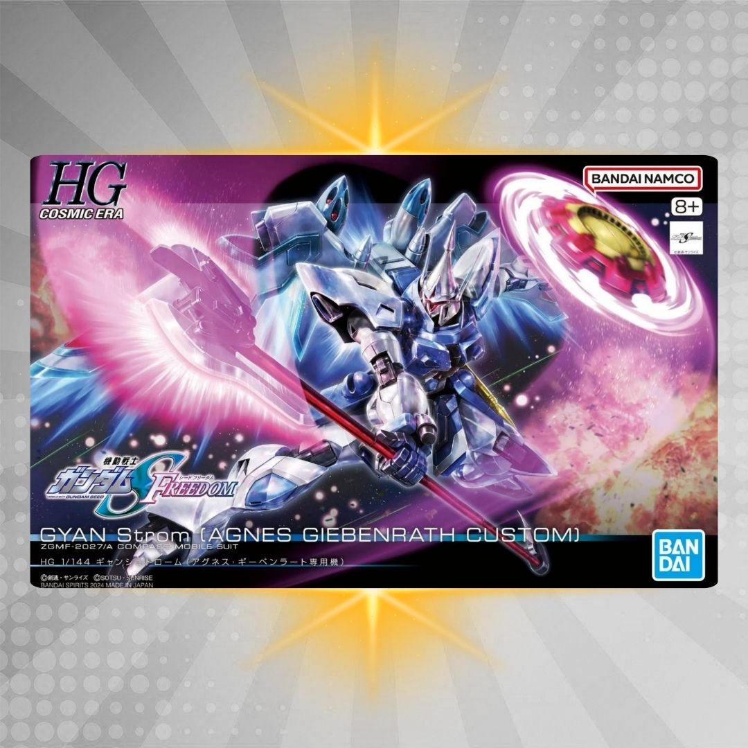 Bandai HG 1/144 Gyan Strom (Agnes Giebenrath Custom) Model Kit
