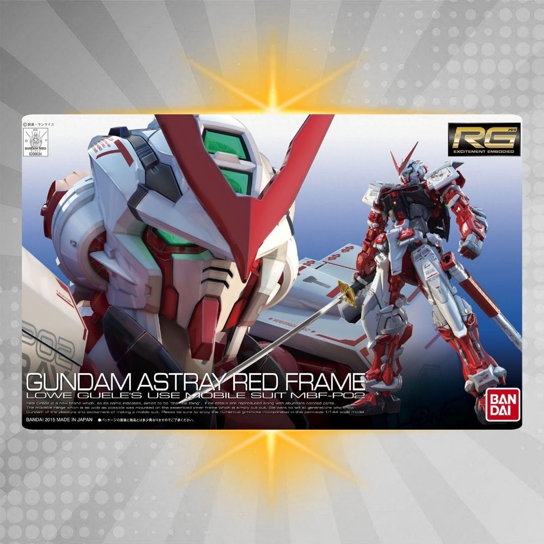 Bandai RG 1/144 MBF-P02 Gundam Astray Red Frame Model Kit