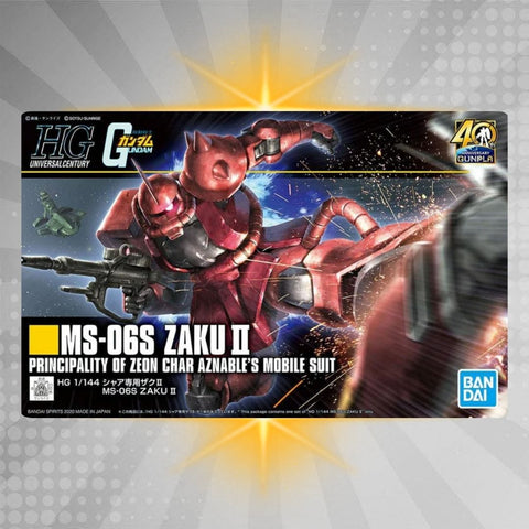 Bandai HG 1/144 MS-06S ZAKU II Model Kit