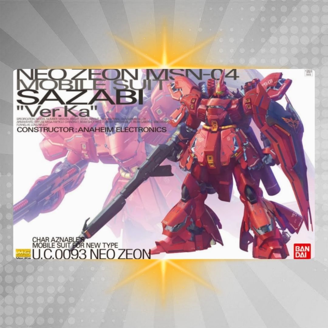 Bandai MG 1/100 MSN-04 Sazabi Ver.Ka Model Kit