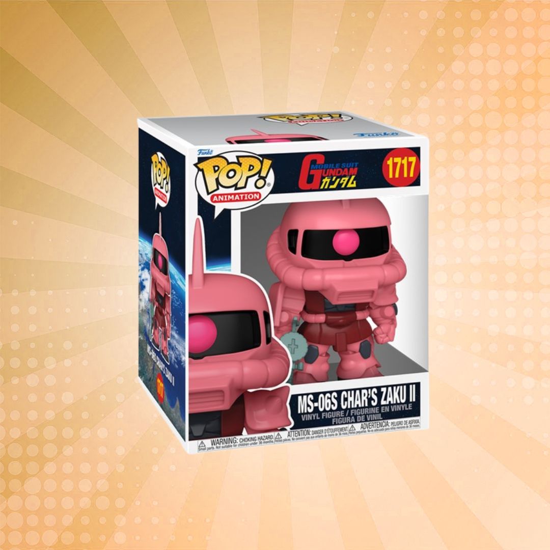 Funko Pop! Mobile Suit Gundam MS-06S Char’s Zaku II Super Vinyl Figure #1717
