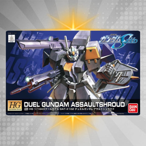 Bandai HGSEED 1/144 R02 Duel Gundam Assault Shroud Model Kit