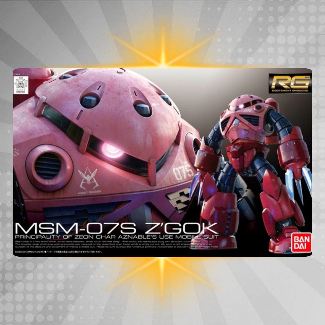 Bandai RG 1/144 Z'Gok Char Custom Model Kit