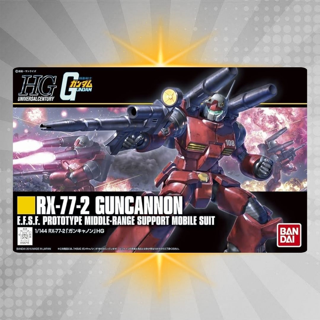 Bandai HGUC 1/144 RX-77-2 Guncannon Model Kit