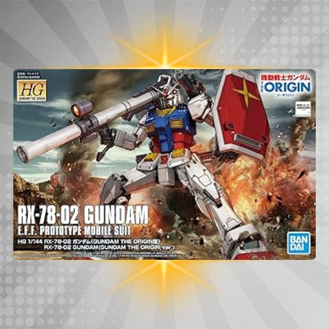 Bandai HG 1/144 RX-78-02 (Gundam The Origin Ver.) Gundam Model Kit