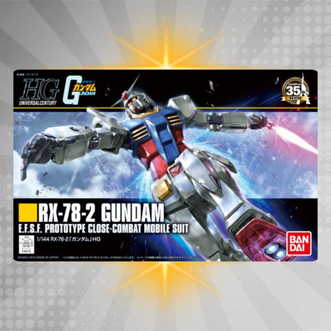 Bandai HGUC 1/144 RX-78-2 Gundam Model Kit
