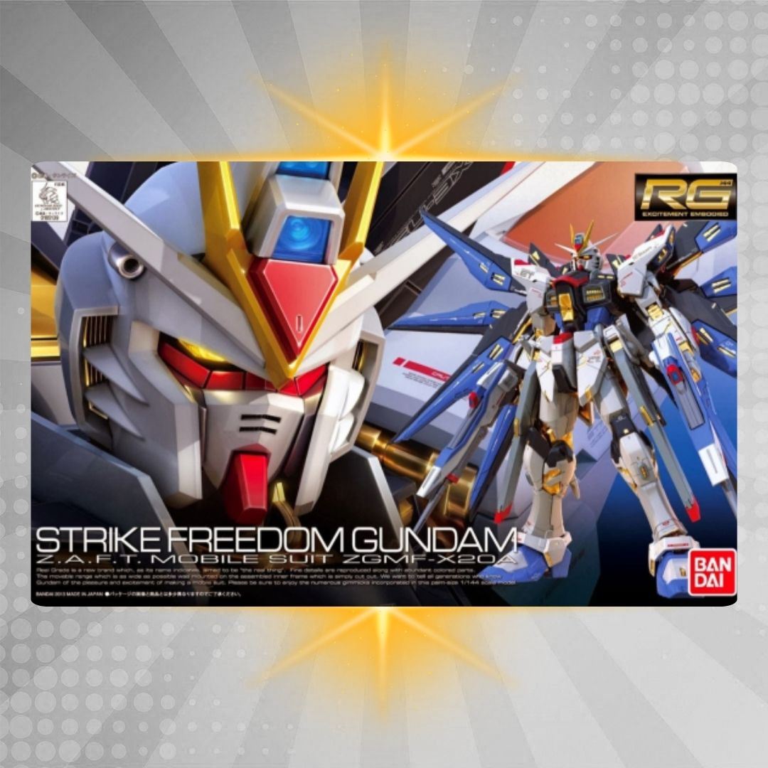 Bandai RG 1/144 ZGMF-X20A Strike Freedom Gundam Model Kit
