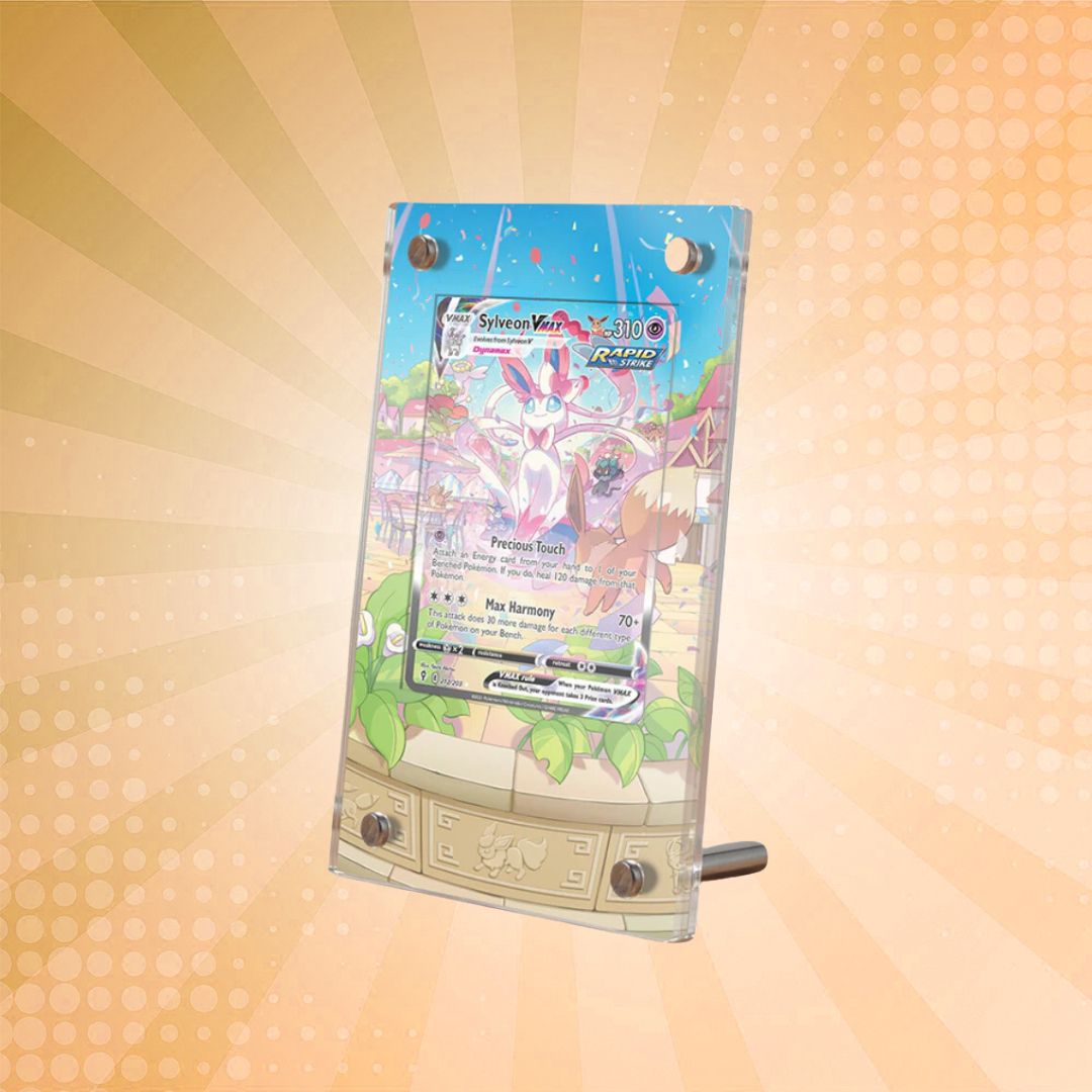 [Non-PSA] Sylveon VMAX 212/203 Pokémon Extended Artwork Protective Card Display Case