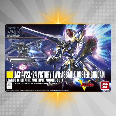 Bandai HGUC 1/144 V2 Assault Buster Gundam Model Kit
