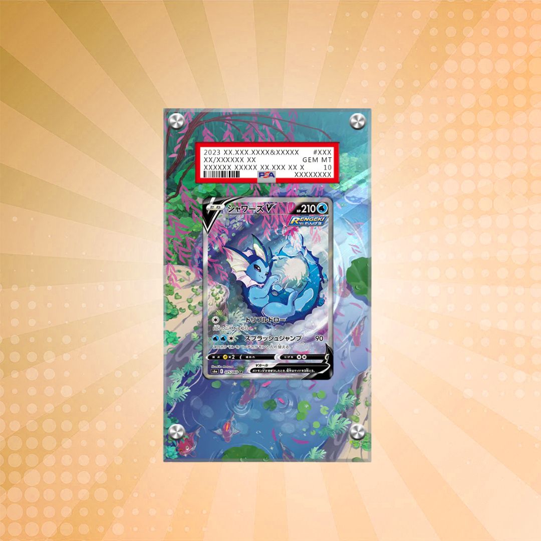 [PSA] Vaporeon V SWSH181 Pokémon Extended Artwork Protective Card Display Case