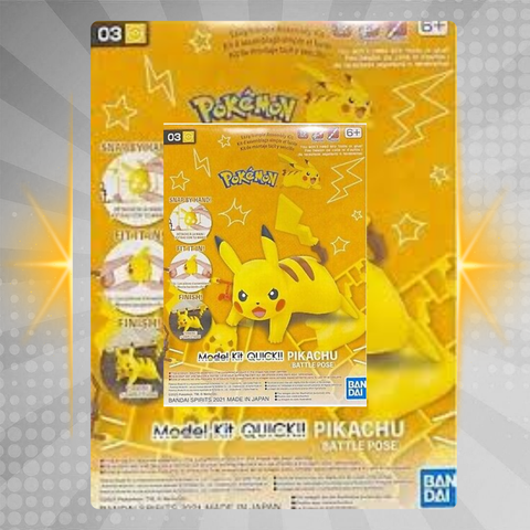 Bandai Pokémon Pikachu (Battle Pose) Model Kit