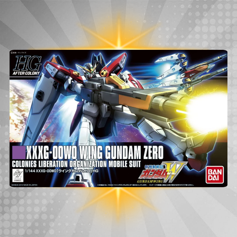 Bandai HGAC 1/144 Wing Gundam Zero Model Kit