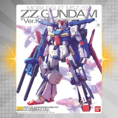 Bandai MG 1/100 ZZ Gundam Ver.Ka Model Kit