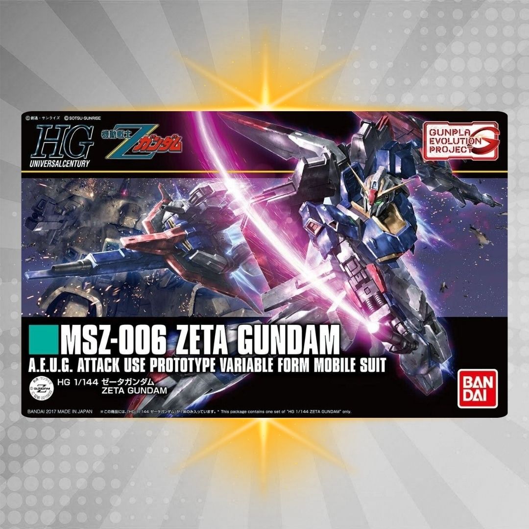 Bandai HGUC 1/144 #203 Zeta Gundam Model Kit